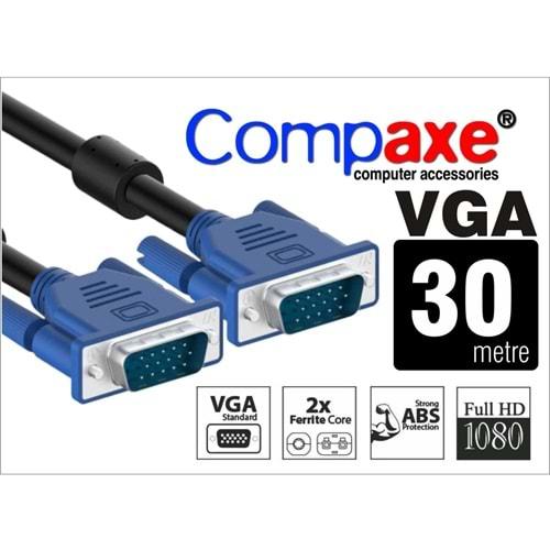 Compaxe CMVGA-30 30 Metre Vga Kablo Pc Projeksiyon Kablosu