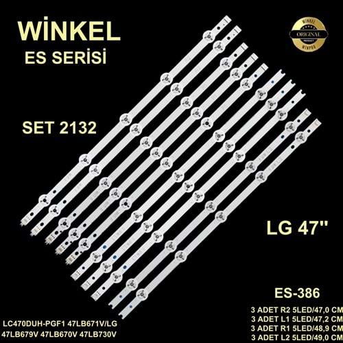 Winkel SET-2132 Es Serisi 10 Parça Lg 47