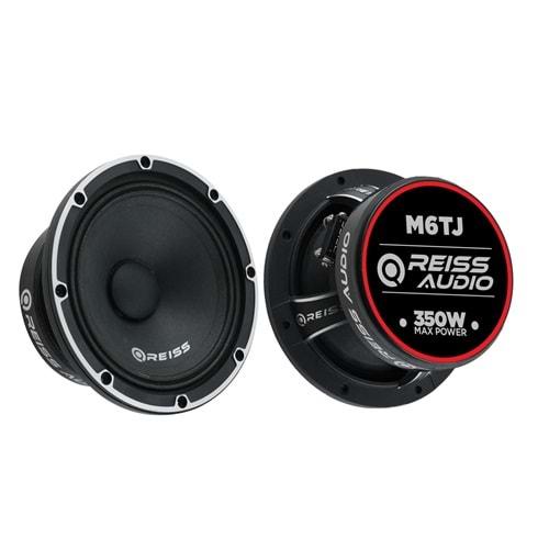 Reiss Audio RS-M6TJ 350 Watt Max Power+150 Watt Rms Power 16 Cm Oto Midrange 2 Li Paket Halinde
