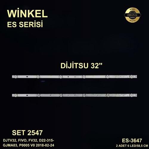 Winkel SET-2547 Es Serisi 2 Parça 32