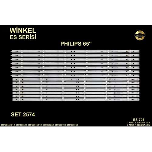 Winkel SET-2574 14 Parça Philips 65