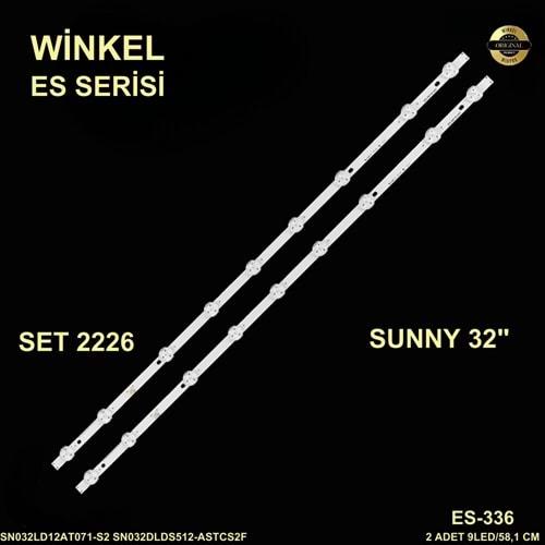 Winkel SET-2226 2 Parça Sunny 32