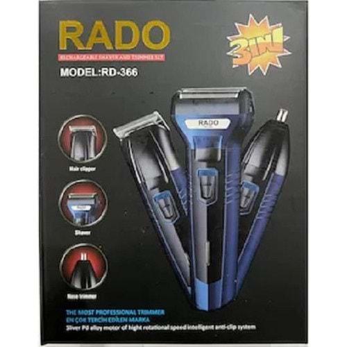 Rado RD-366 Üç Başlıklı Tıraş Makinesi