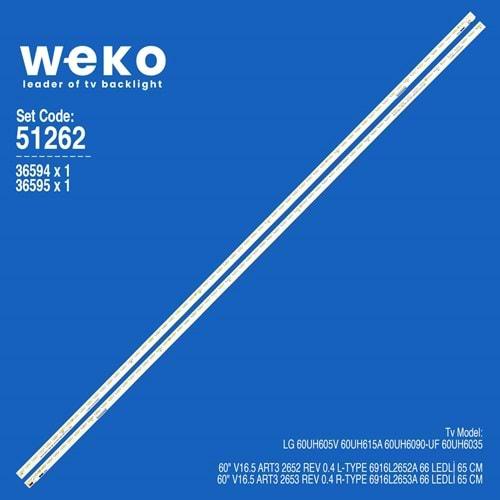 Weko WKSET-6262 36594X1 36595X1 60