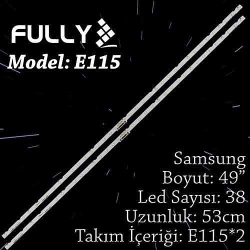 Fully SET-ELED-115 SAMSUNG 49 INC (Takım)=Wkset-5573