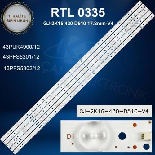 RTL-0335 (SET-2061) MLD700x5 Philips 43